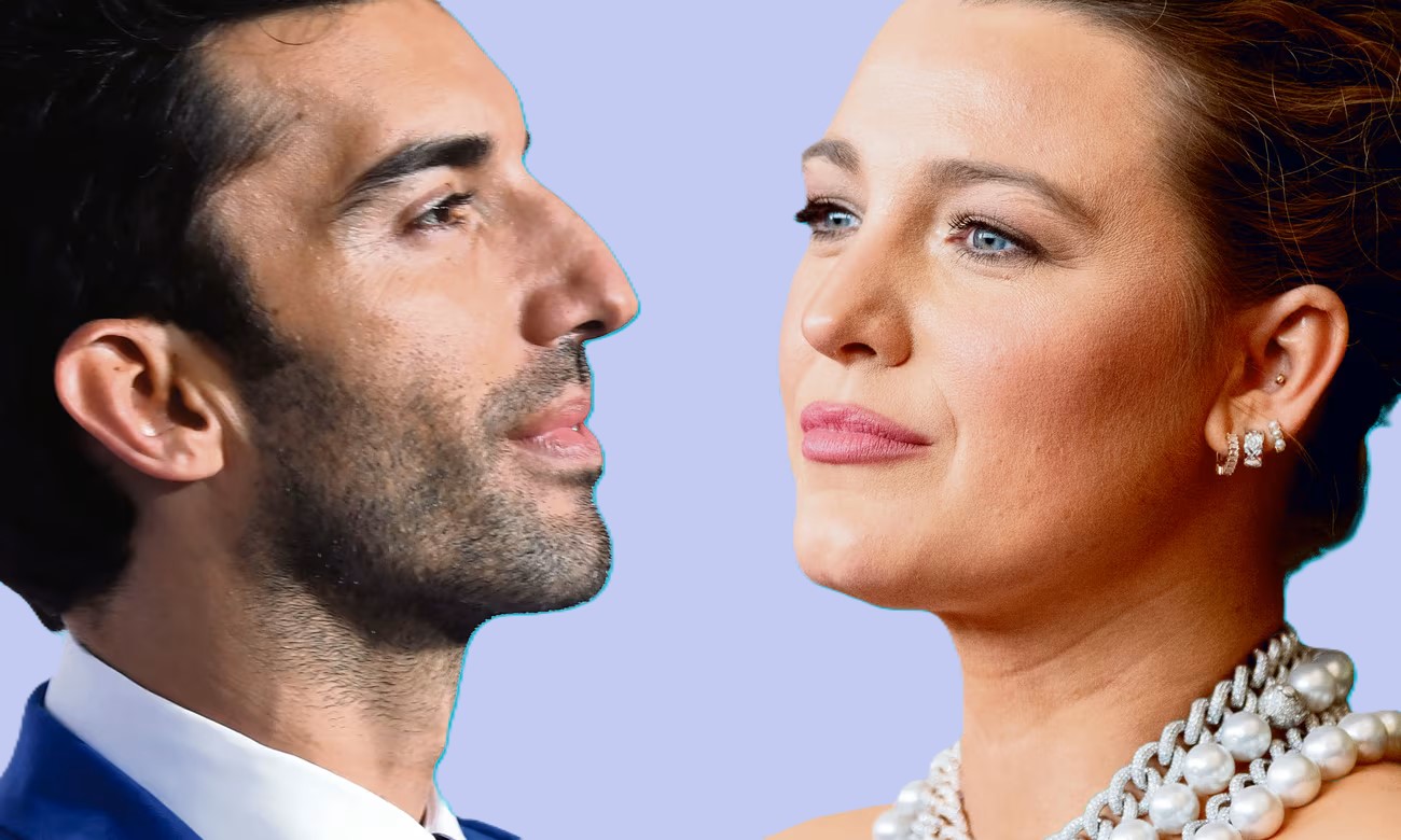 A montage shows two celebrity faces in opposition