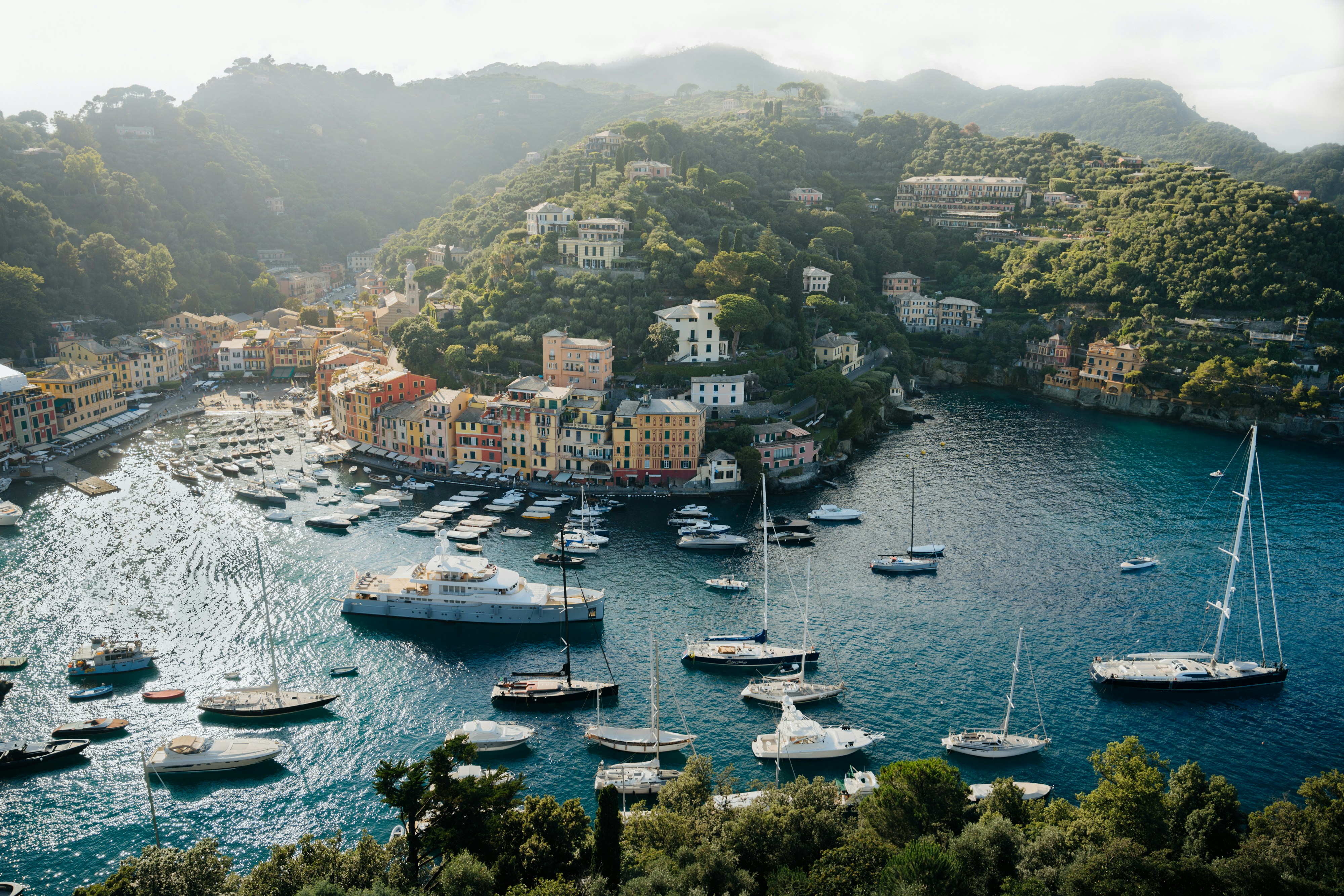 Portofino harbour from the other side.