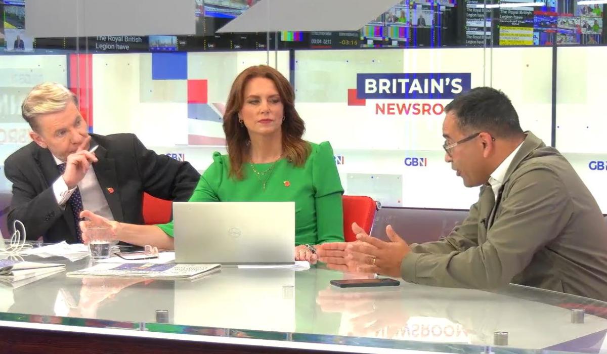 A TV news show panel discussion.