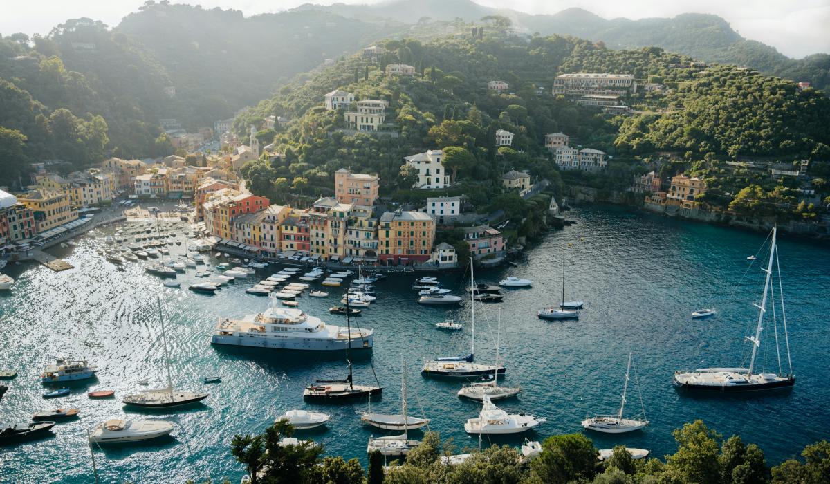 Portofino harbour from the other side.
