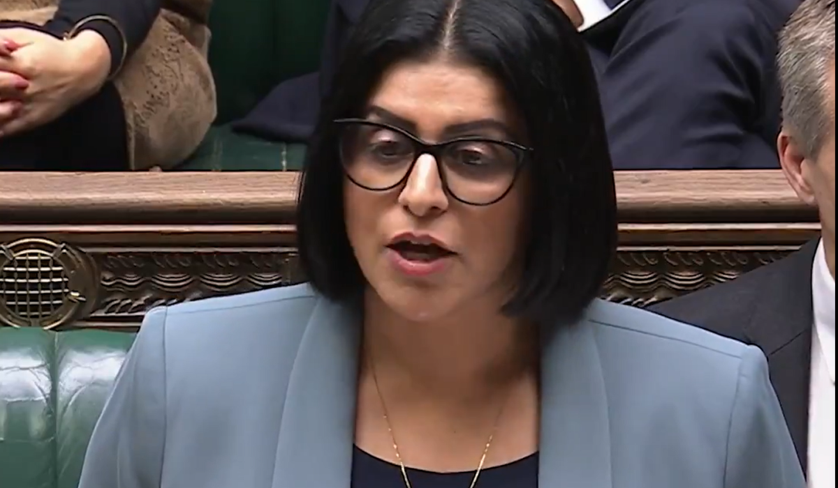 Shabana Mahmood speaks in Parliament