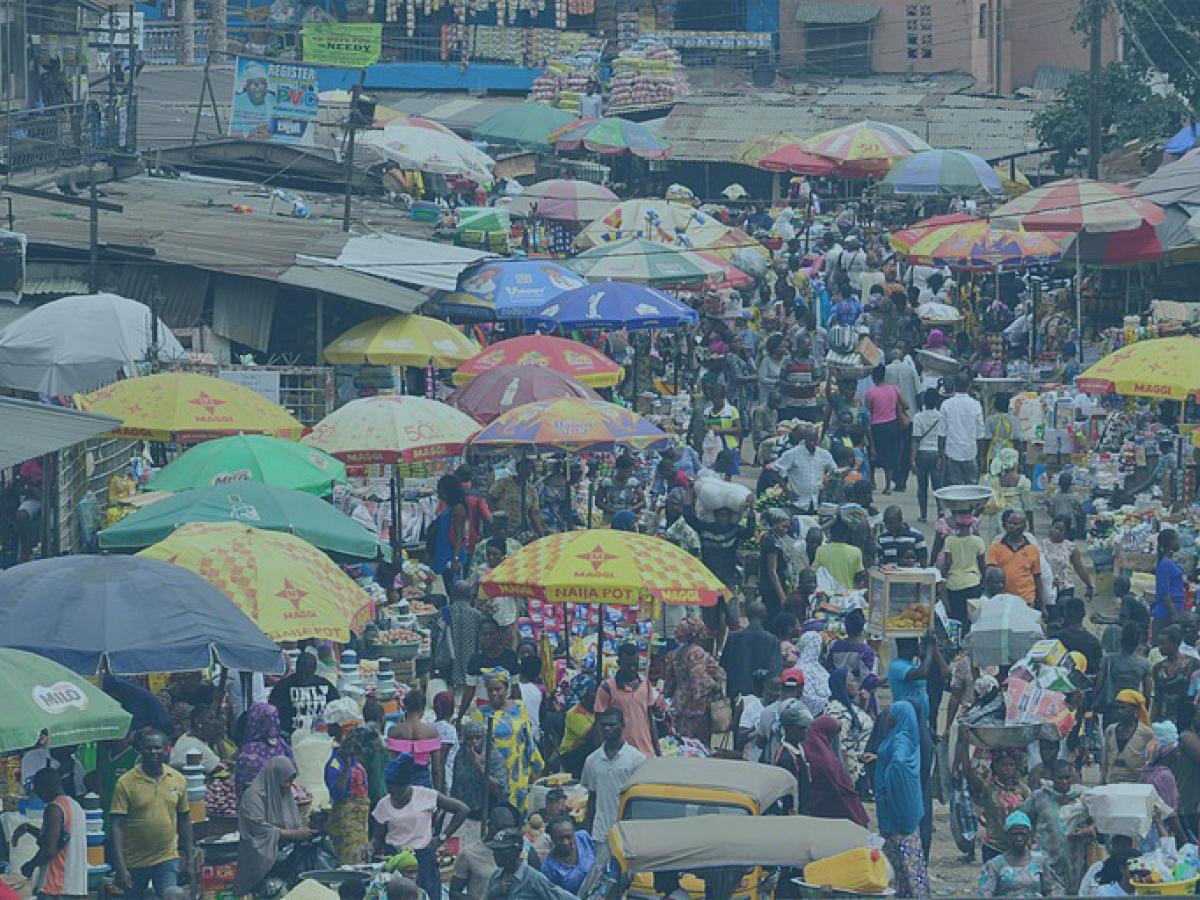 Market in Lagos Nigeria