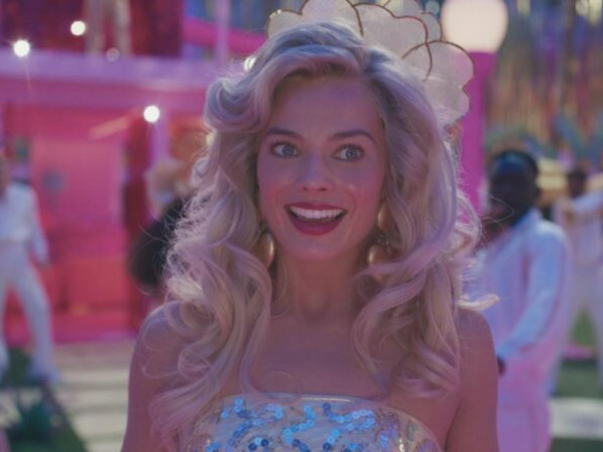 Margot Robbie as Barbie in Greta Gerwig's Box-Office smash hit movie