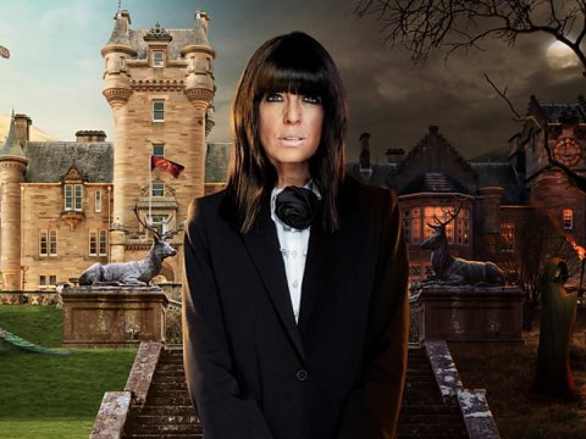 A montage shows a Scottish castle, the host of the V show the Traitors and a dark scary scene.