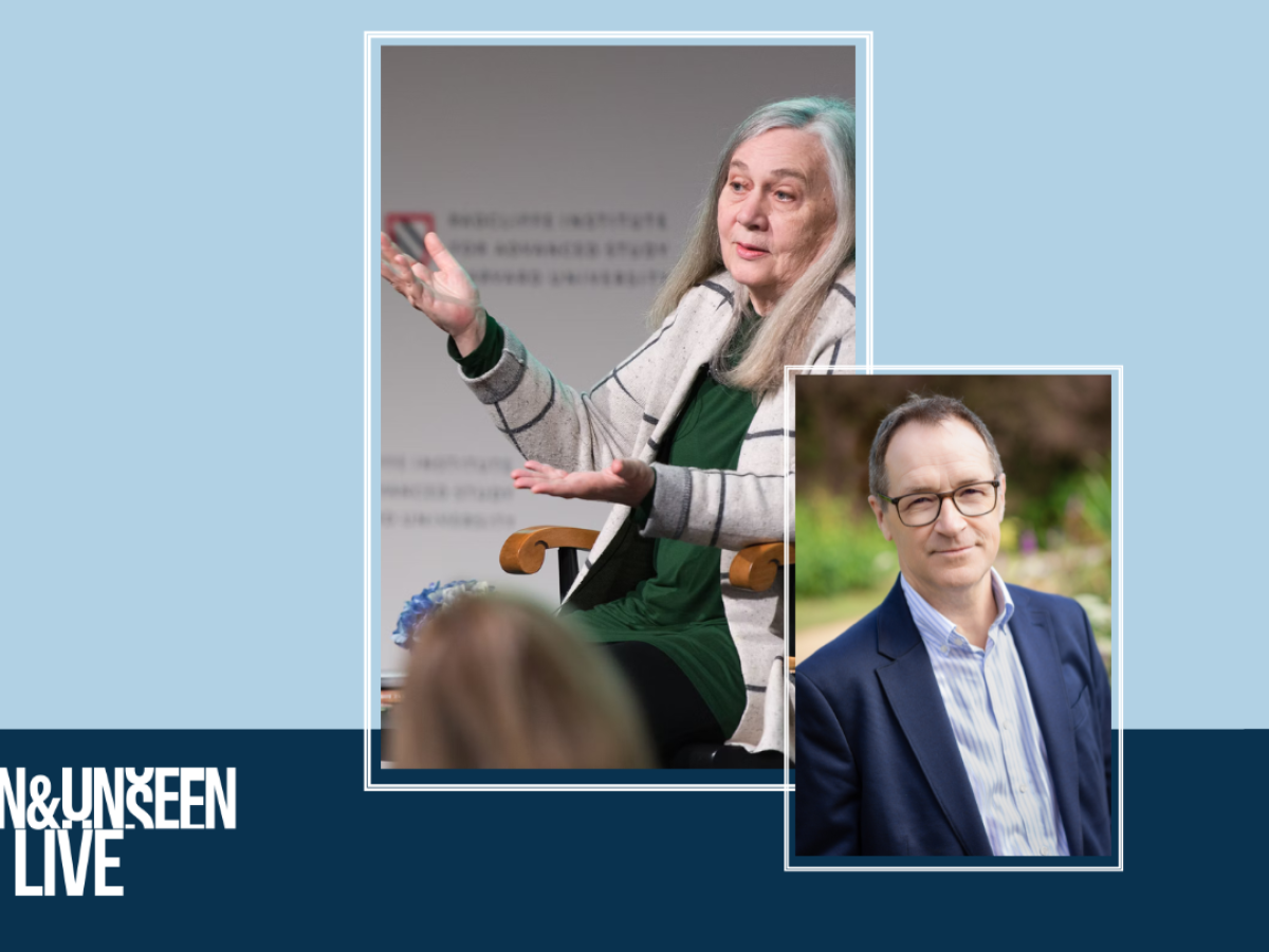 Pulitzer Prize-winning Marilynne Robinson (Photo credit: Radcliffe Harvard) and Graham Tomlin