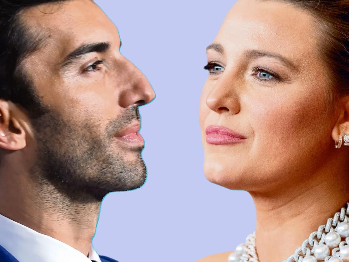 A montage shows two celebrity faces in opposition