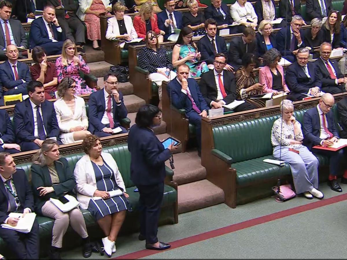 Diane Abbott speaks in the assisted dying debate.