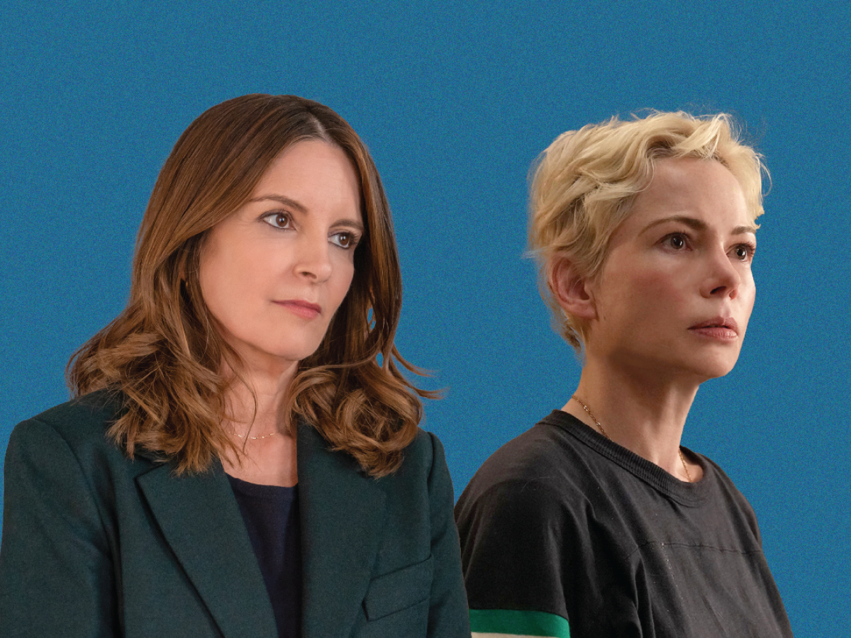 Two women in a composite image.