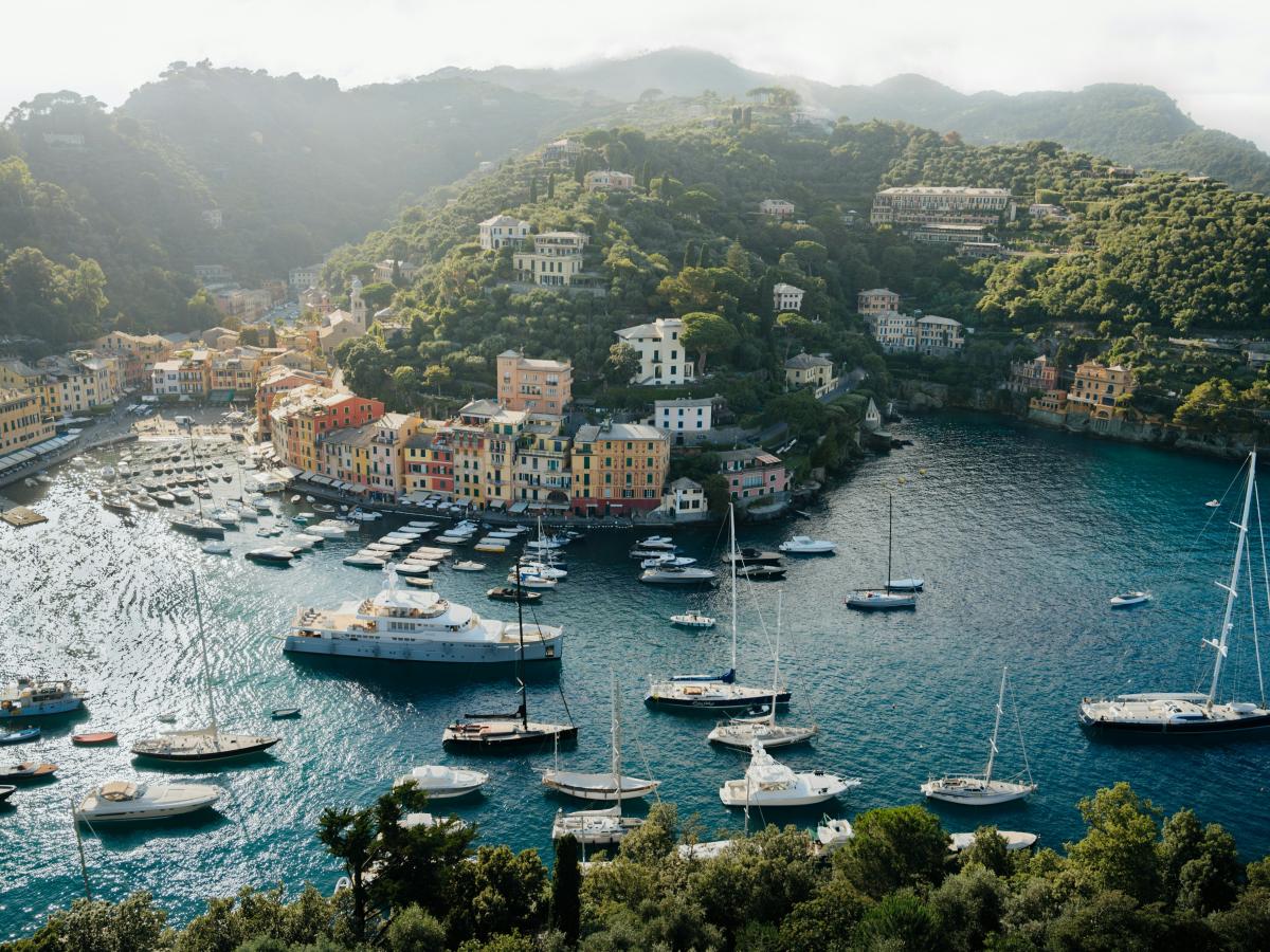 Portofino harbour from the other side.