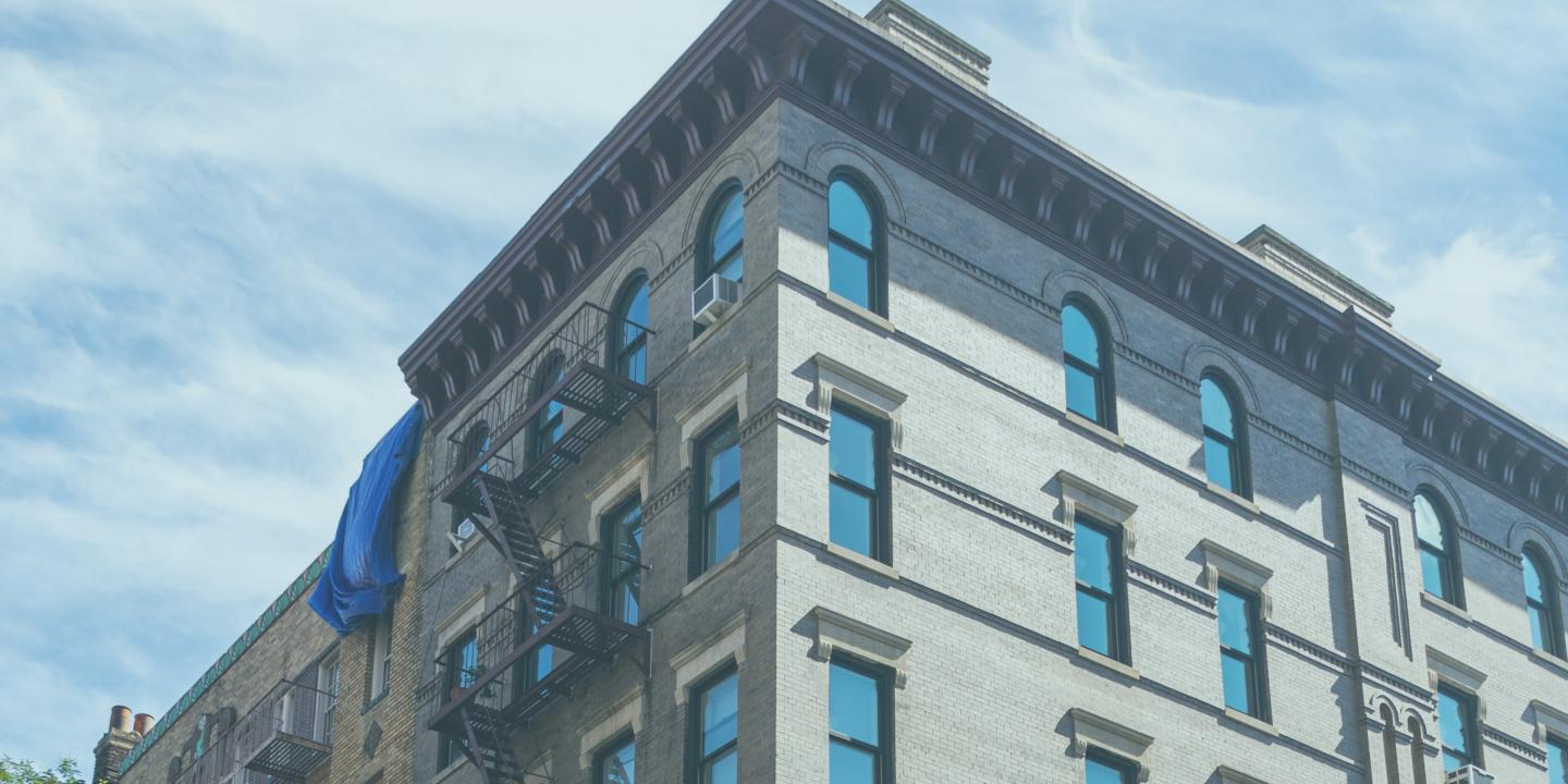 Image of the apartment block from the famous sitcom Friends