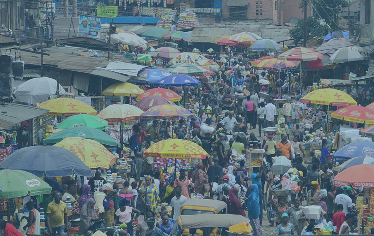 Market in Lagos Nigeria