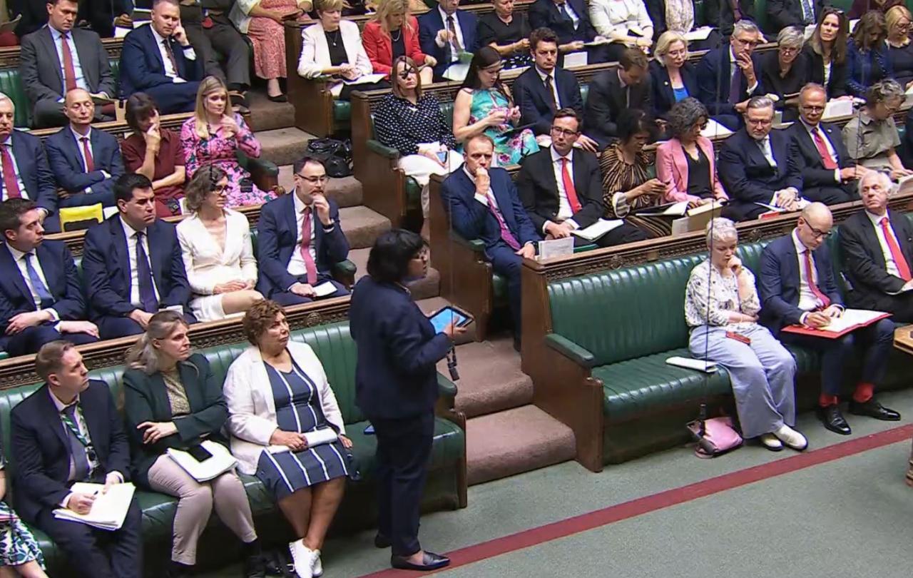 Diane Abbott speaks in the assisted dying debate.
