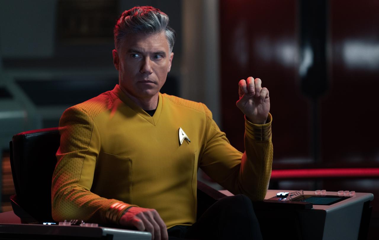 Captain Pike of Star Trek.