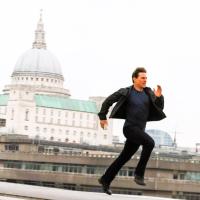 Tom Cruise runs.