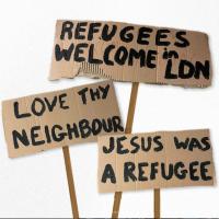 Protest placards
